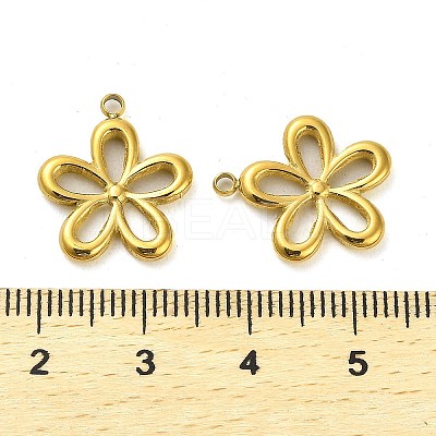 304 Stainless Steel Pendants STAS-L022-107G-03-1