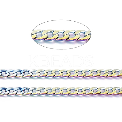 Ion Plating(IP) 304 Stainless Steel Cuban Link Chains CHS-D032-02M-1