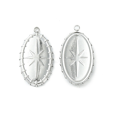 Non-Tarnish 304 Stainless Steel Pendants STAS-L269-046P-1