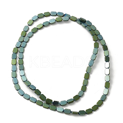 Electroplated Synthetic Non-Magnetic Hematite Beads Strands G-E610-A01-GR-1