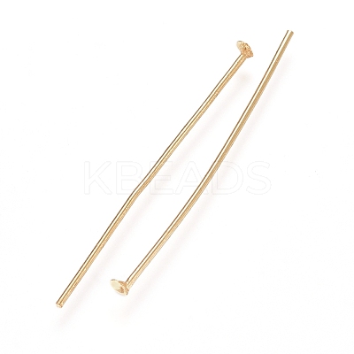304 Stainless Steel Flat Head Pins X-STAS-L238-006D-G-1
