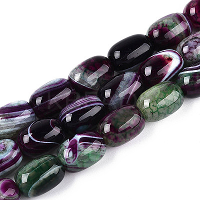 Natural Agate Beads Strands G-N356-02A-03-1