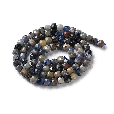 Natural Sodalite Beads Strands LS-G-J400-A10-03-1