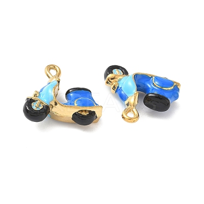 304 Stainless Steel Enamel Pendants STAS-I346-38G-1