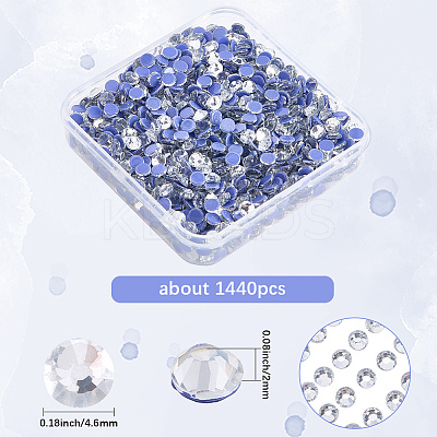 1440Pcs Hotfix Rhinestone RGLA-SC0001-08-1