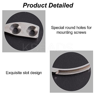 201 Stainless Steel Handheld Detacher Hook Key LS-FIND-WH0038-78P-1