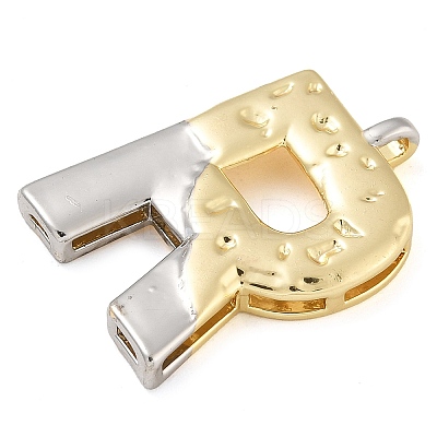 Brass Pendants PALLOY-S036-01G-R-1