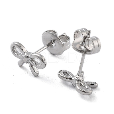 Non-Tarnish 304 Stainless Steel Stud Earrings EJEW-P258-33P-1