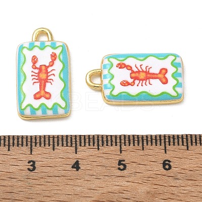 Printed Brass Pendants KK-CBAF9BC-16G-1
