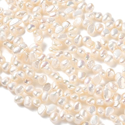 Natural Cultured Freshwater Pearl Beads Strands PA-CBABE82-02E-1