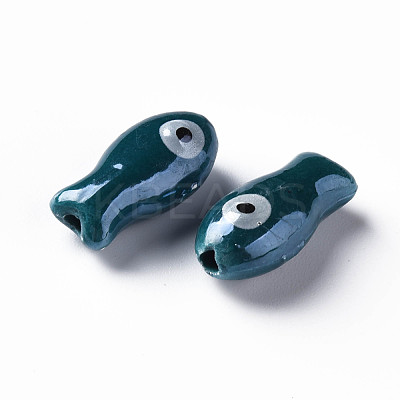 Handmade Porcelain Beads PORC-T007-06C-1