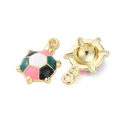 Alloy Enamel Pendants FIND-O003-08D-G-1