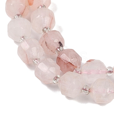Natural Ferruginous Quartz Beads Strands G-O201B-130F-1