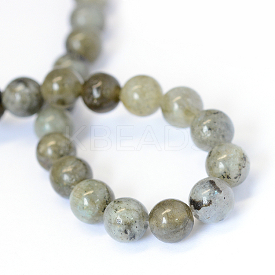 Natural Labradorite Round Bead Strands LS-G-E334-4mm-19-1