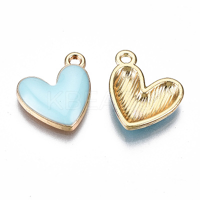 Eco-Friendly Zinc Alloy Pendants FIND-N048-030G-NR-1