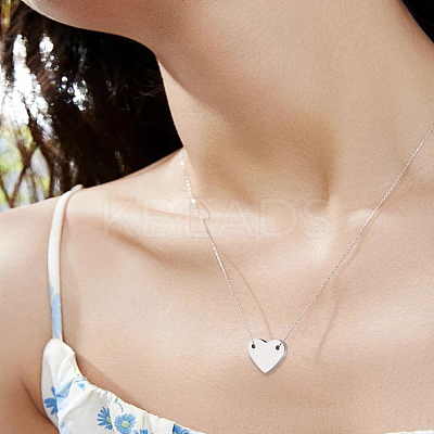 4Pcs 2 Colors 201 Stainless Steel Stamping Blank Tag Pendants STAS-LP0004-58-1
