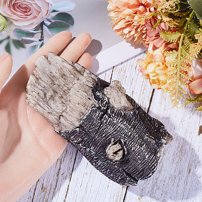 Simulation Resin Tree Stump Hidden Key DIY-WH0430-161-1