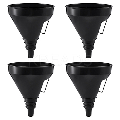 Plastic Fuel Filler Funnel AJEW-WH0816-549-1