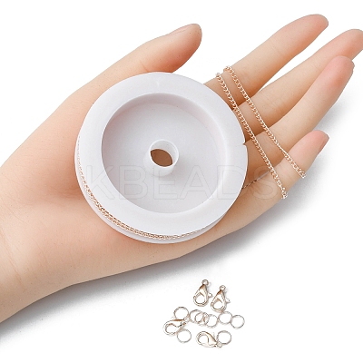 DIY Chain Bracelet Necklace Making Kit DIY-YW0006-43-1