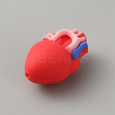 Viscera Food Grade Eco-Friendly Silicone Focal Beads SIL-CJC0007-16B-1