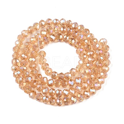 Electroplate Glass Beads Strands LS-EGLA-A044-T3mm-B23-1
