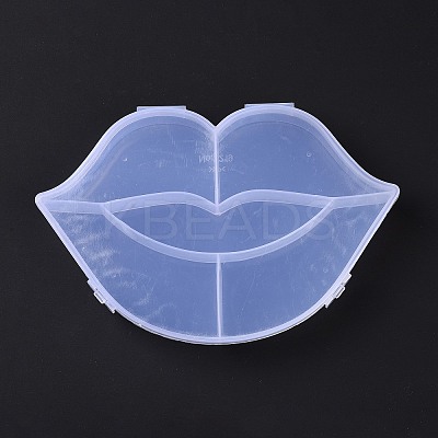 5 Grids Transparent Plastic Box CON-B009-05-1