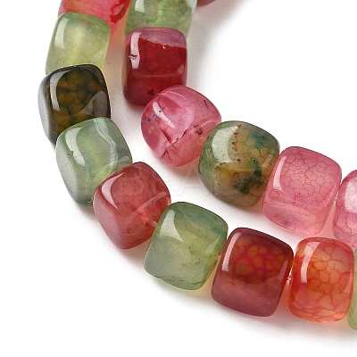 Natural Dragon Veins Agate Beads Strands G-G177-E12-05-1