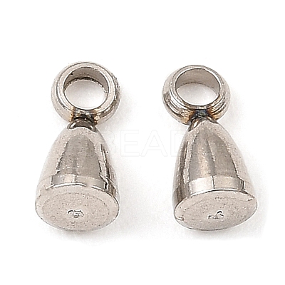 Non-Tarnish 201 Stainless Steel Tail Chain Drop Charms STAS-D061-04D-P-1