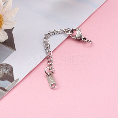 Tarnish Resistant 304 Stainless Steel Chain Extender FIND-JF00088-02-1