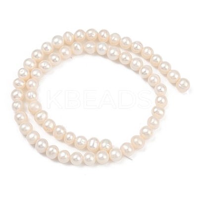 Natural Cultured Freshwater Pearl Beads Strands PEAR-I007-07Y-02A-1