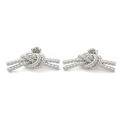 Non-Tarnish 304 Stainless Steel Stud Earrings for Women EJEW-N054-18P-1