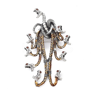 Hydra Enamel Pins JEWB-E041-07AS-05-1