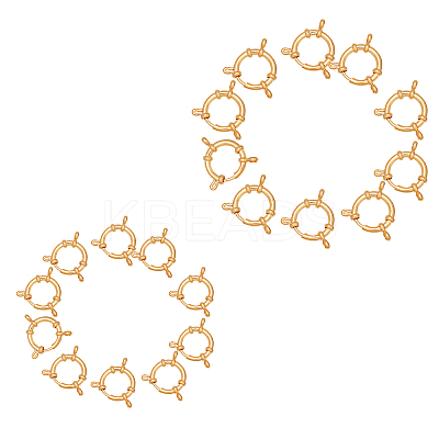 304 Stainless Steel Spring Ring Clasps STAS-UN0007-35G-1
