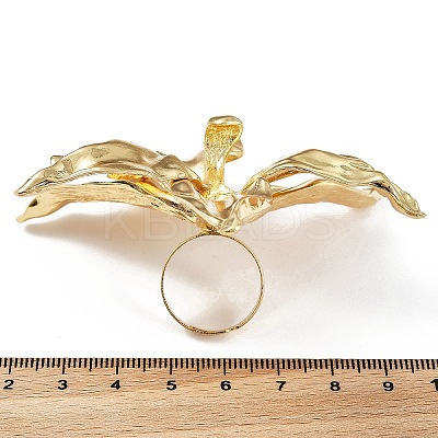Alloy Finger Rings for Women RJEW-L127-01G-1