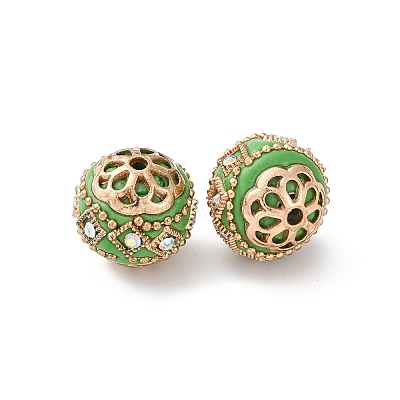 Handmade Resin Indonesia Beads X-IPDL-E010-20-A-01KCG-1