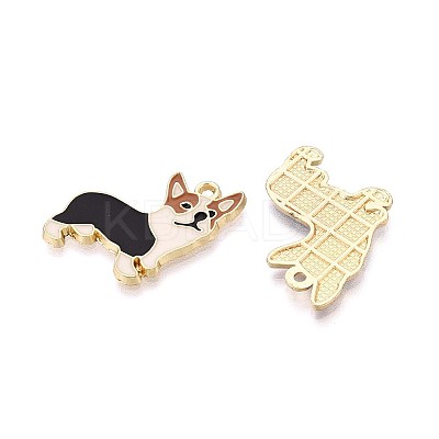 Alloy Enamel Pendants ENAM-N063-03KCG-1