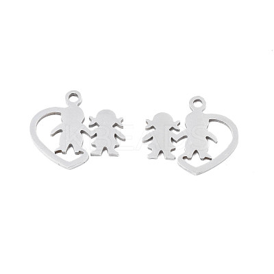 Non-Tarnish 201 Stainless Steel Pendants STAS-T044-286P-1