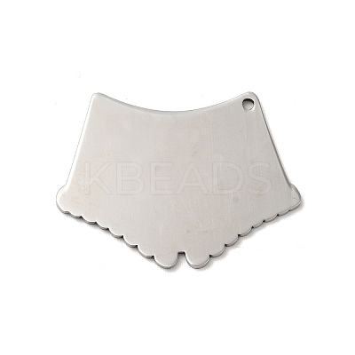 Non-Tarnish 304 Stainless Steel Pendants STAS-D048-01P-02-1