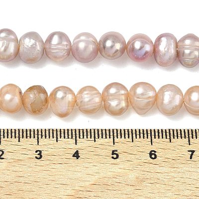 Natural Cultured Freshwater Pearl Beads Strands PEAR-L034-10C-1