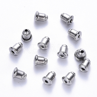 Non-Tarnish 304 Stainless Steel Bullet Ear Nuts STAS-S113-002-1