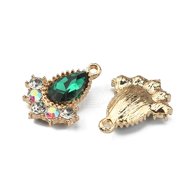 Glass Rhinestone Pendants FIND-TAC0017-07LG-10-1
