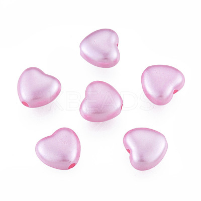 ABS Plastic Imitation Pearl Beads OACR-T018-10B-1