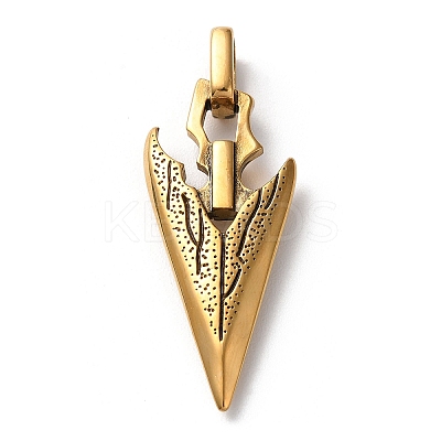 Ion Plating(IP) 304 Stainless Steel Pendants STAS-D067-12AG-1