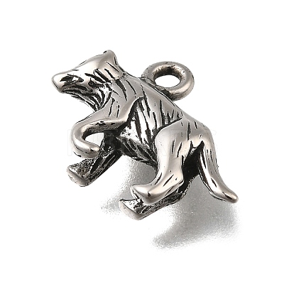 Retro 304 Stainless Steel Pendants STAS-L284-16AS-08-1