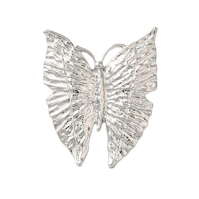 Butterfly Alloy Open Cuff Rings for Women RJEW-U006-06A-P-1