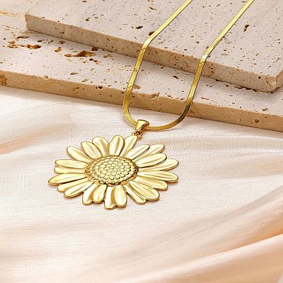 304 Stainless Steel Pendant Necklaces for Women FS-WG37FE6-04-1