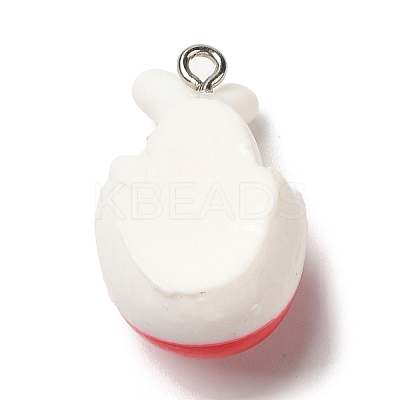 Cute Opaque Resin Pendants LS-RESI-L038-08P-04-1