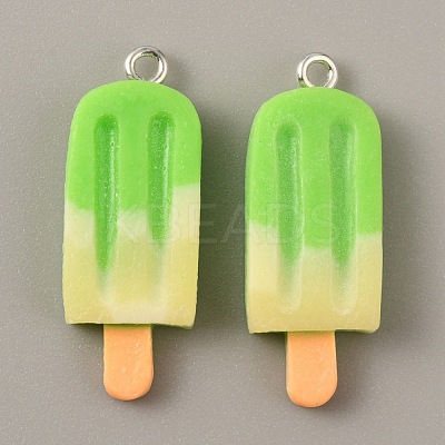 Two Tone Resin Imitation Food Pendants RESI-CJC0006-027B-1