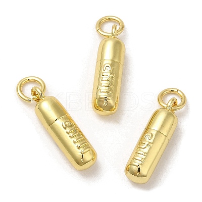 Rack Plating Brass Pendants KK-C030-12G-1
