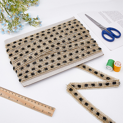 Polyester Braided Ribbons OCOR-WH0070-49-1